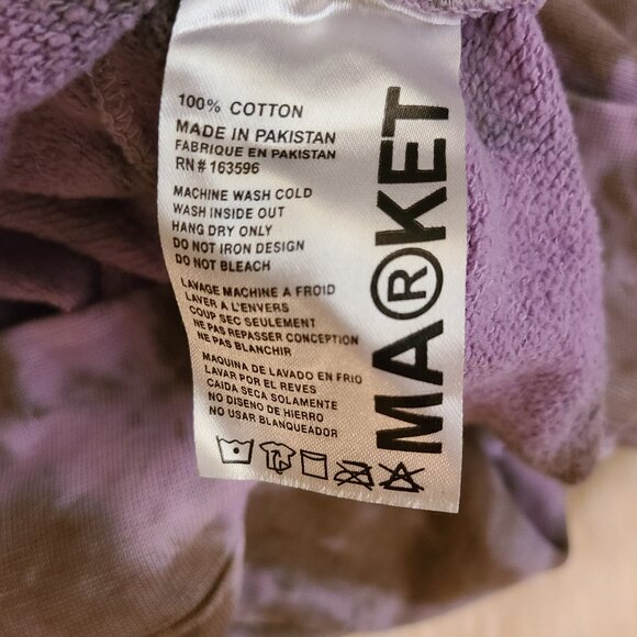 Market Herbal Remedy Tie-Dye Hoodie - Size Large - Picture 6 of 6